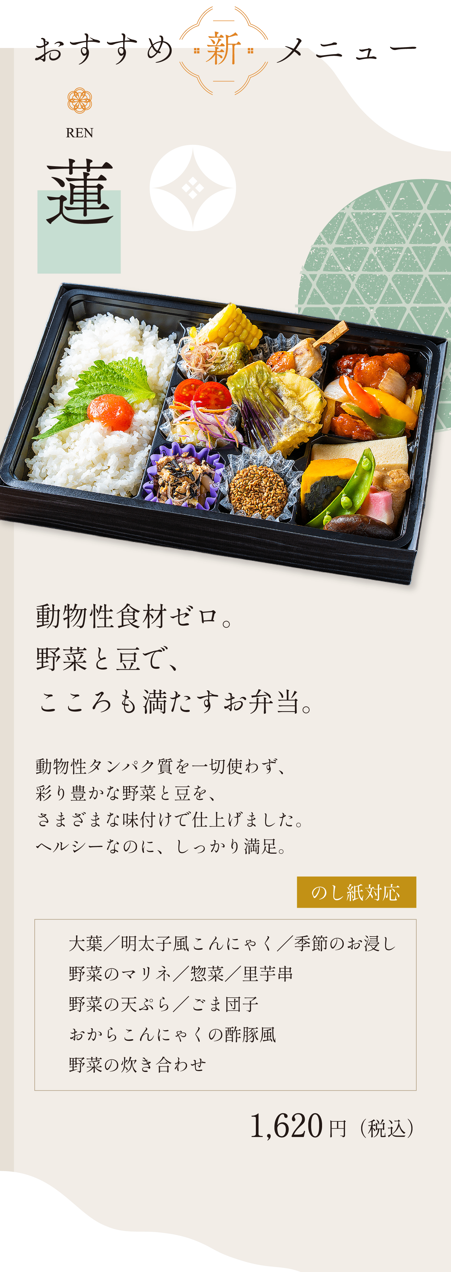 おすすめ新メニュー（蓮）
